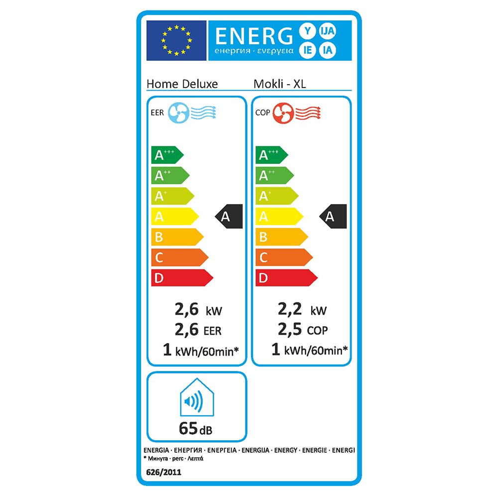 Home Deluxe Mokli Klimaanlage XL 9.000 BTU