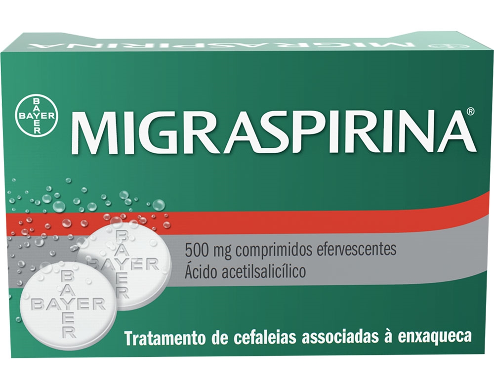 COMPRIMIDOS MIGRASPIRINA EFERVESCENTES 500MG 12UN