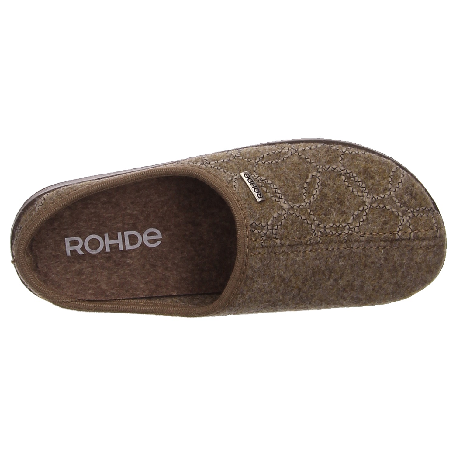 Rohde Hausschuhe beige braun