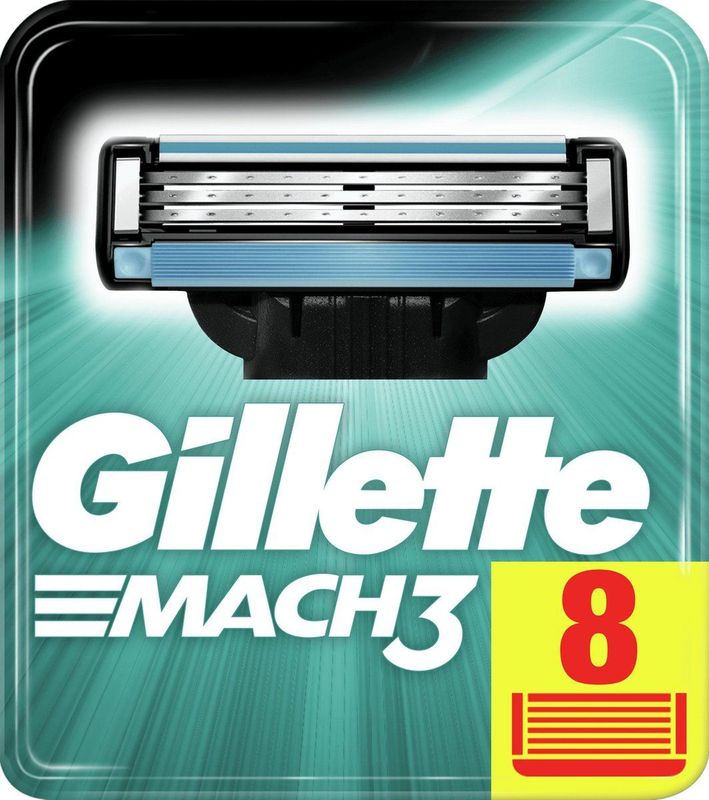 Gillette - Mach3 - Scheermesjes - 8 Stuks - DuraComfort - Skin Guard