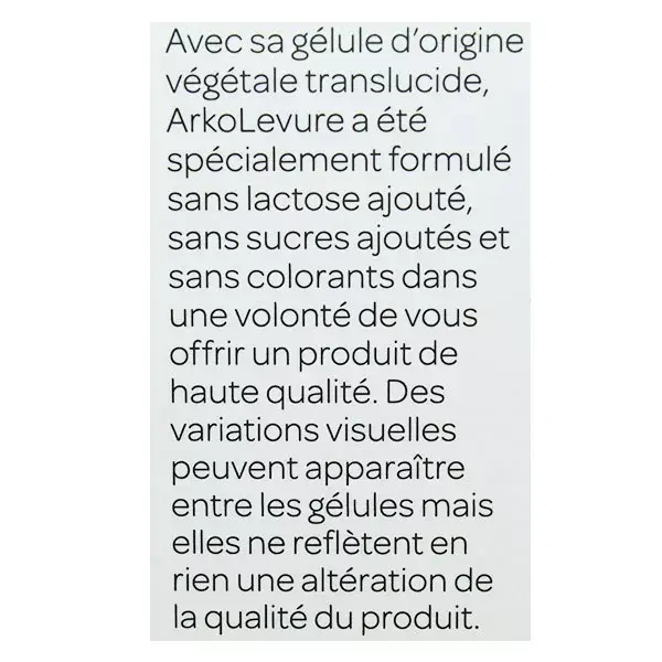 Arkopharma Arkolevure 30 cápsulas
