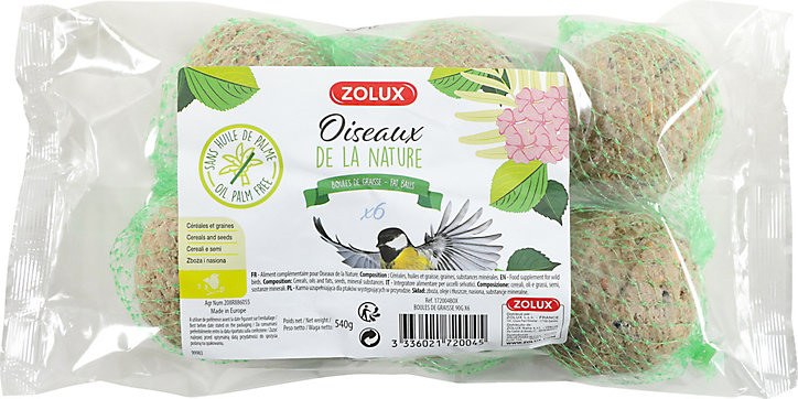 Boules de graisse 90g Zolux (x 6)