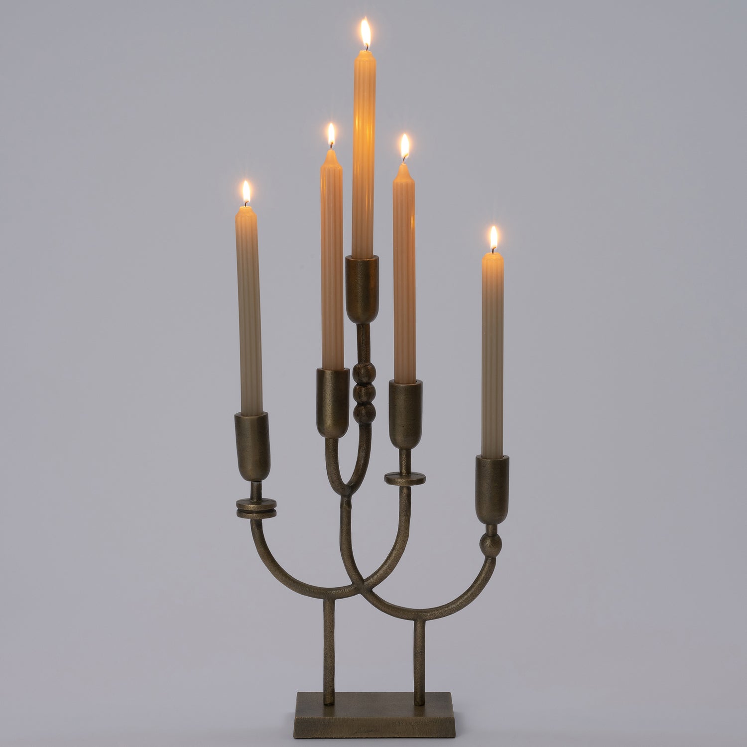 Intratuin kandelaar Amba goud 27 x 8 x 46 cm