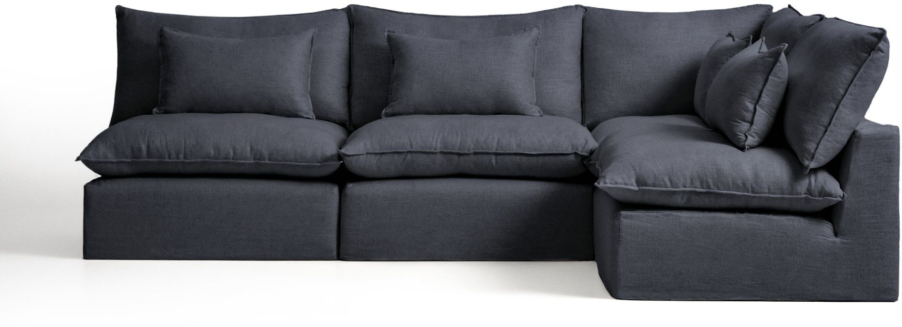 Kave Home Anarela Donkergrijs Hoekbank