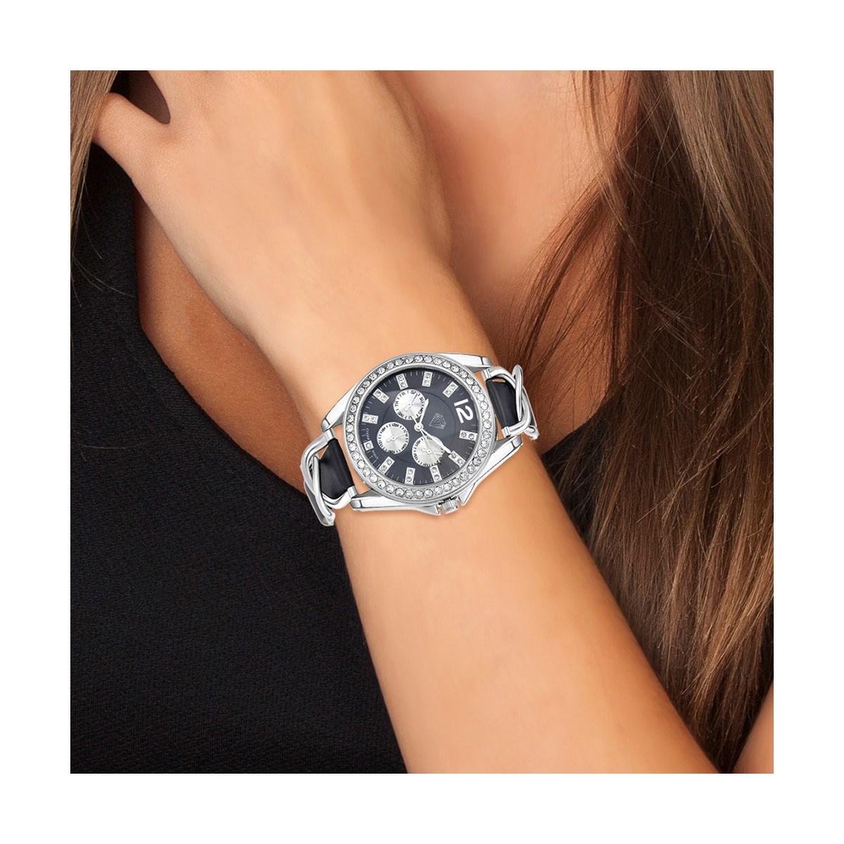Montre Adèle SC Crystal ornée de Cristaux scintillants