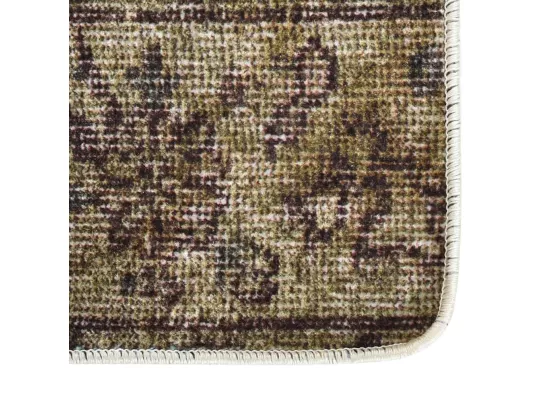 Tapis lavable antidérapant patchwork 160x230 cm multicolore