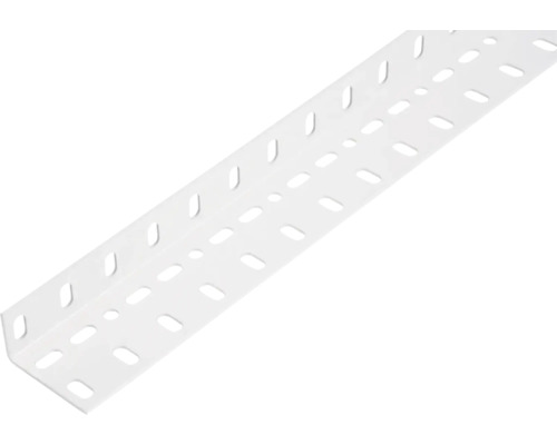 Conceptor hoekprofiel, geperforeerd, wit, 60x35x1,5 mm, 2m