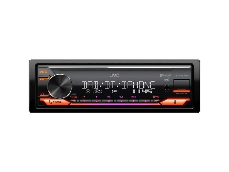 JVC Autoradio KD-X482DBT 1 DIN Autoradio mit Digital Media Receiver, Bluetooth und DAB  Digitalradio
