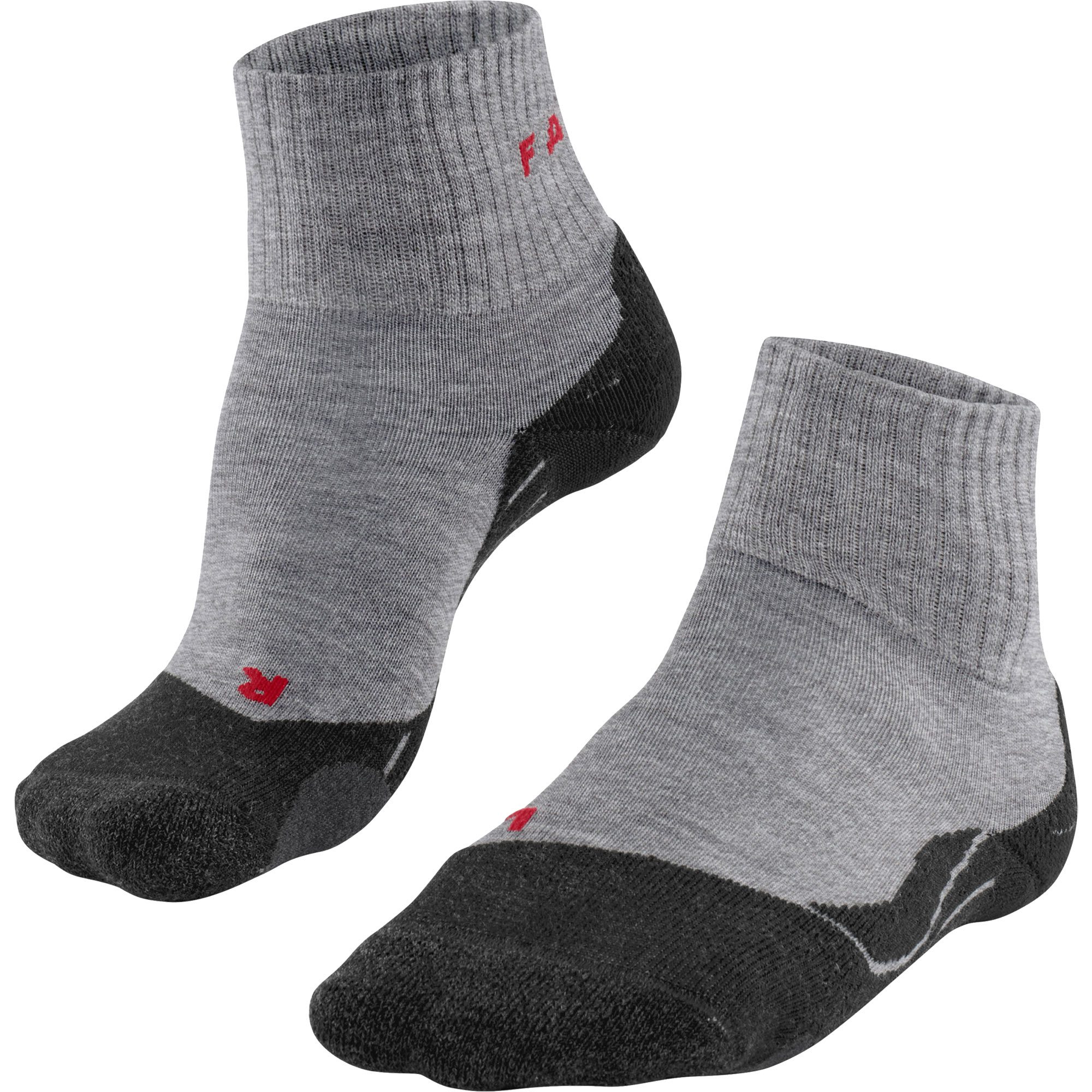 Falke TK2 Explore Short Wandersocken Herren hellgrau
