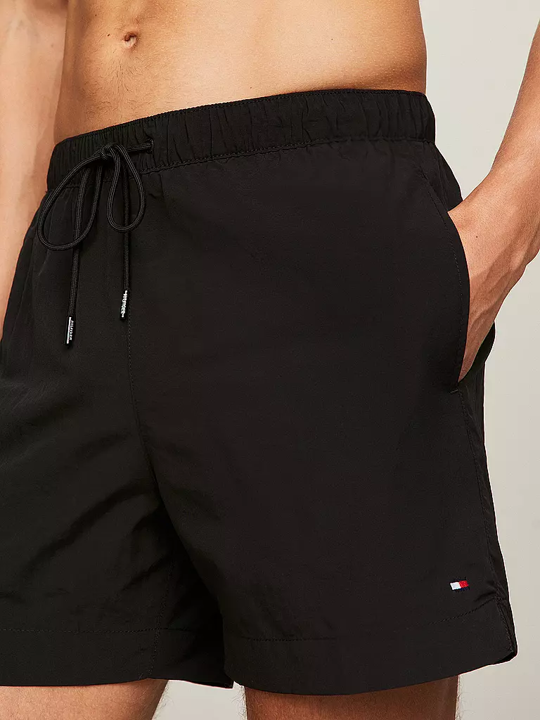 TOMMY HILFIGER Badeshorts  schwarz