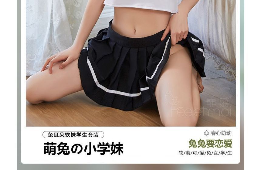 Secret Dream - Zeemanskraag Uniform Lingerie Kostuumset