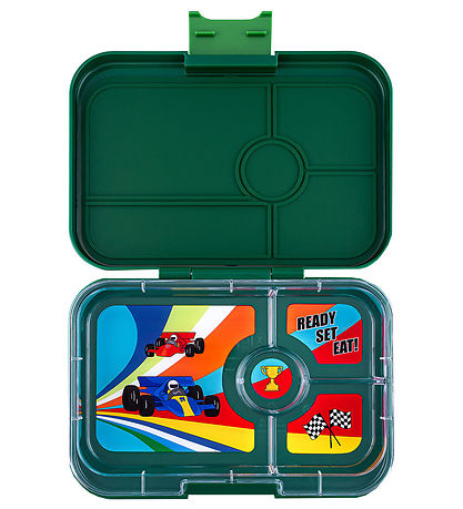 Yumbox Brotdose m. 4 Zimmer - Bento Tapas - Greenwich Green/Race