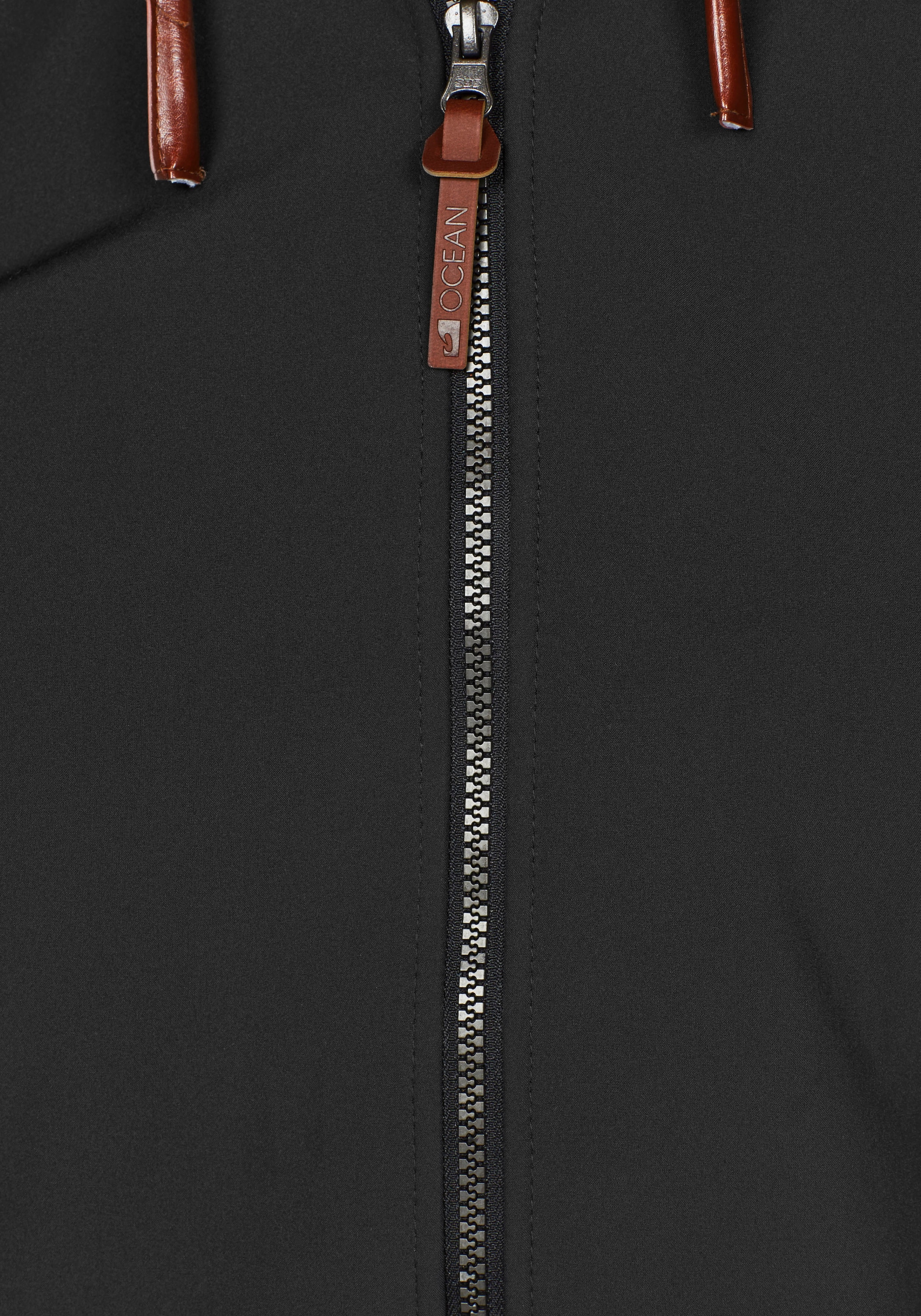 Ocean Sportswear Softshelljacke mit Kapuze für kältere Tage,  wärmendes Material,  mit Reissverschlusstaschen