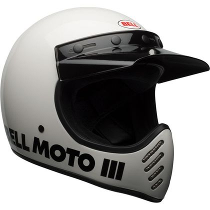 Casque Bell MOTO-3 - CLASSIC - Blanc