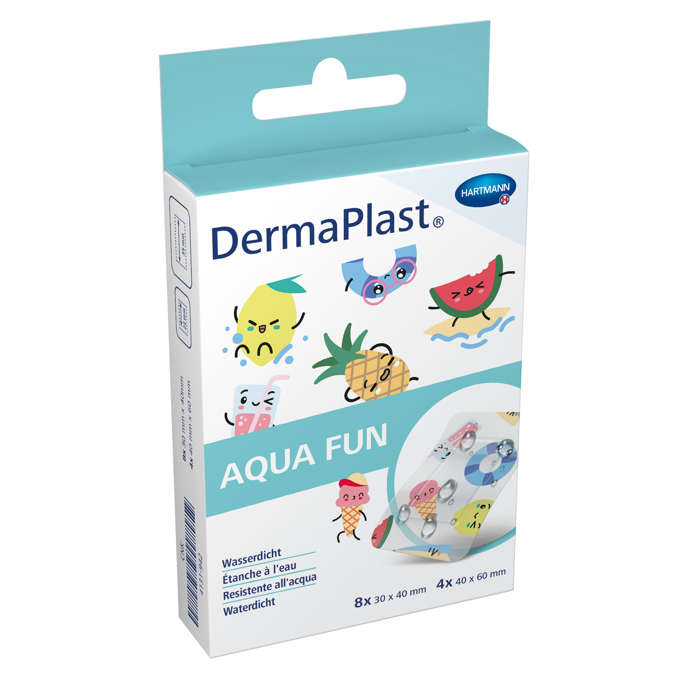 DERMAPLAST Aqua<br>12 Stück, Fun