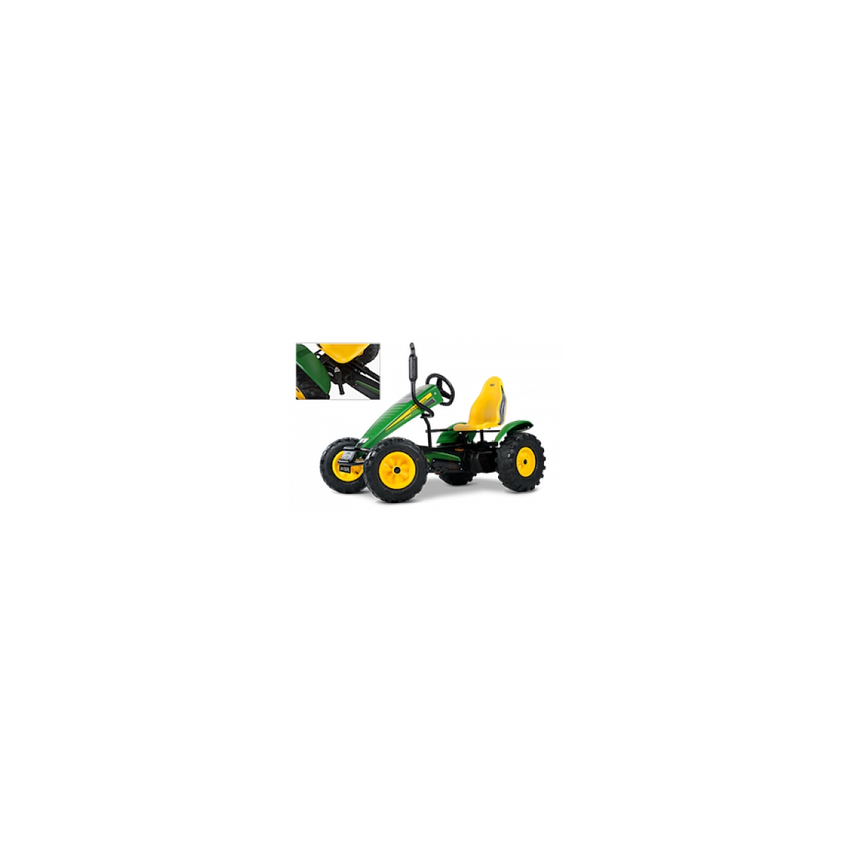 Kart à pédales john deere bfr-3 green