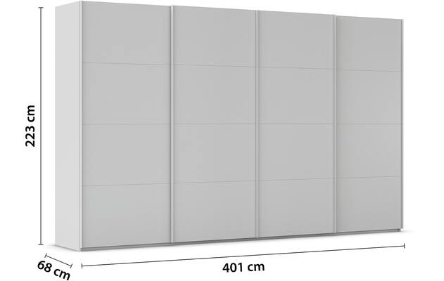 Kledingkast Finca Mat Glas