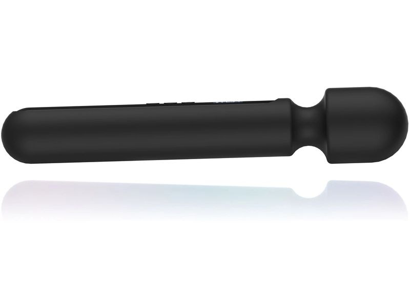 BLACQ Vibrator Digital Super Wand Schwarz Kraftvolles XL-Sextoy für die Frau