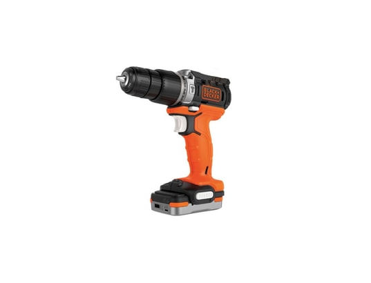 BLACK & DECKER - Perceuse - visseuse à percussion sans fil Perceuse à percussion bdchd12s1 12v black et decker - 1 batt...
