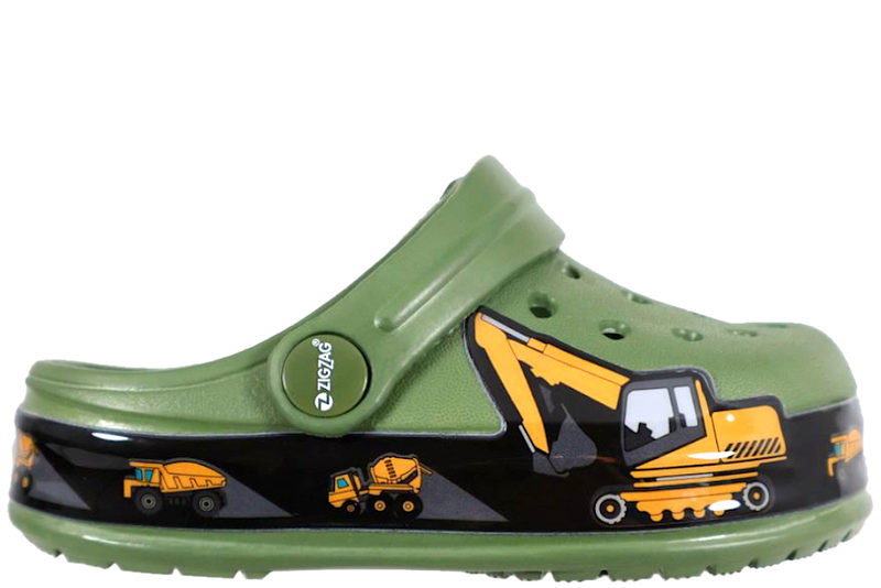 ZIGZAG BURUNDI CLOSED KIDS GRØN