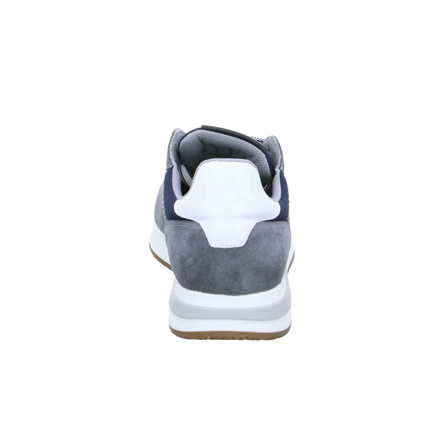 FERNANDO STRAPPA Halbschuhe Sneaker Stoff Blau Leder