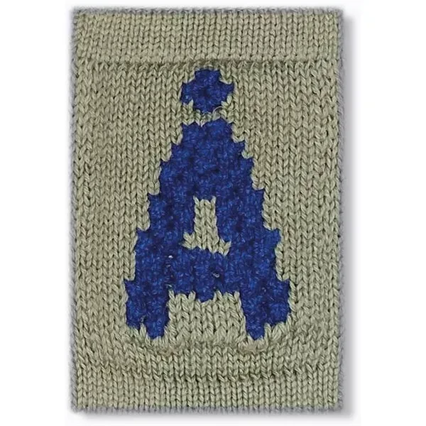 Strikket Bogstav Blue - Smallstuff → Luksusbaby.dk