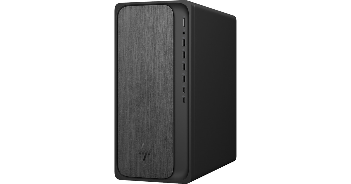 HPOmniDesk M02-0025nd (B8EM2EA) pc-systeem  (Zwart/grijs | R5 8500G | Radeon Graphics | 16 GB | 512 GB SSD)