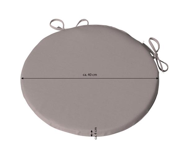 Dehner Sitzkissen Veneto, Ø40/H4 cm