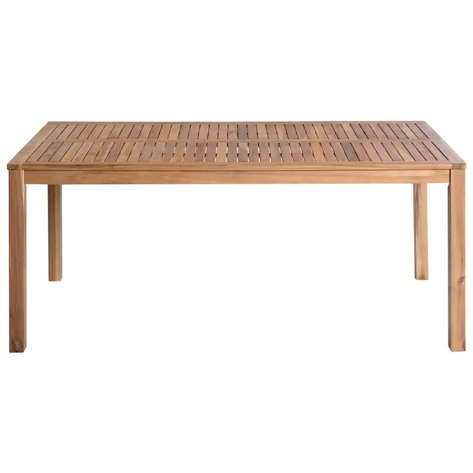 OMBRIANO - Tuintafel - Lichtbruin - 180 x 90 cm - Acaciahout
