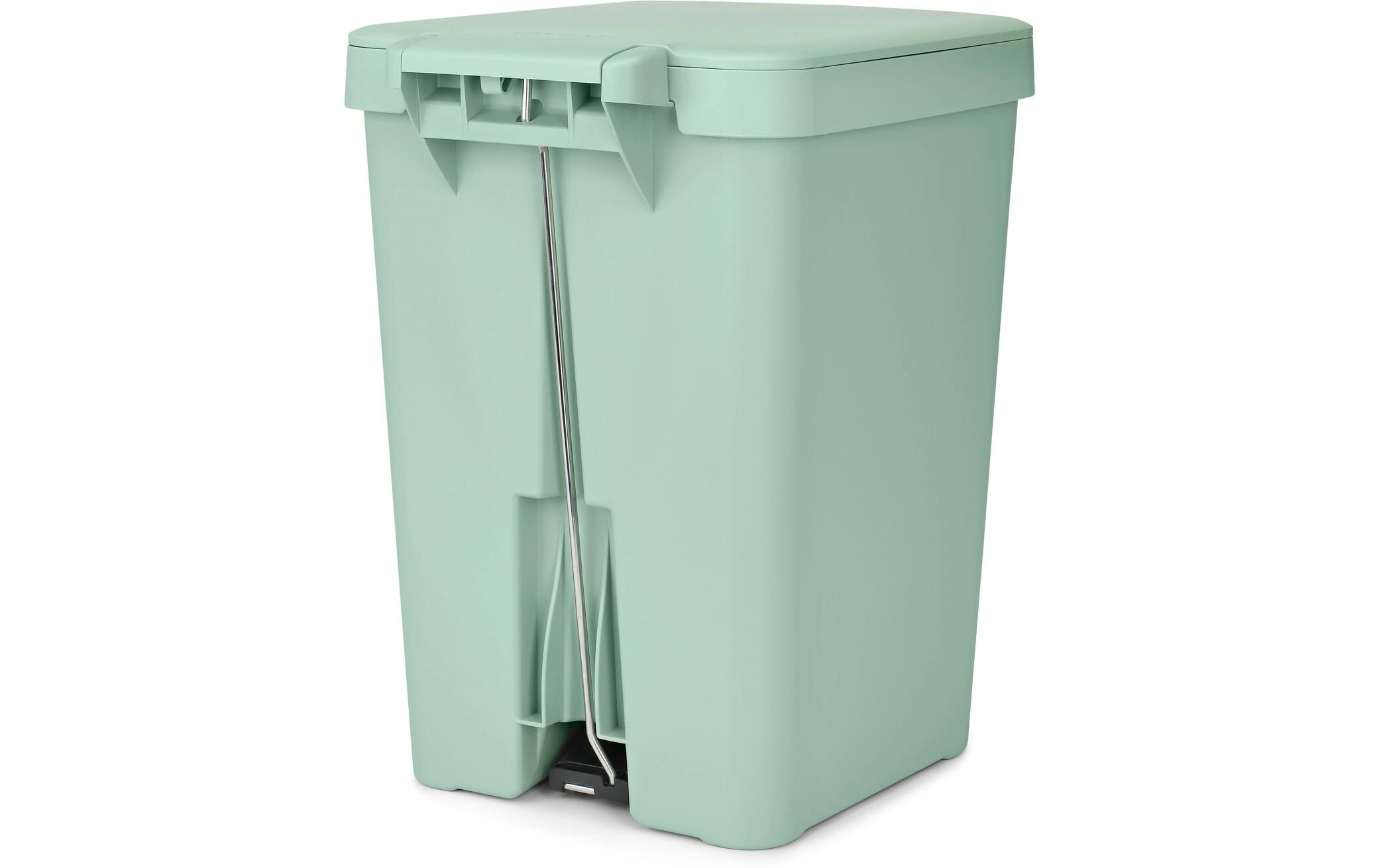 Recyclingbehälter StepUp 25 l, GrünTreteimer für Recyclingmaterialien