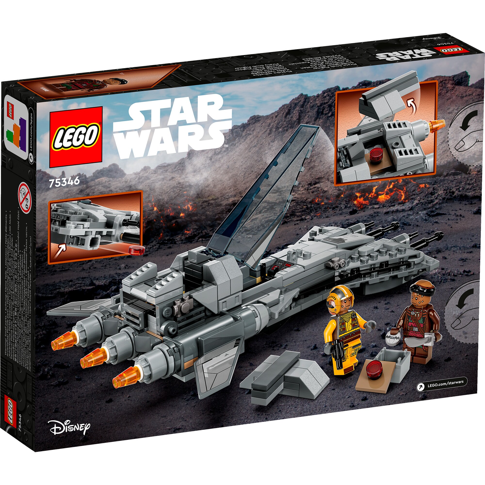 LEGO Konstruktionsspielzeug Star Wars Snubfighter der Piraten