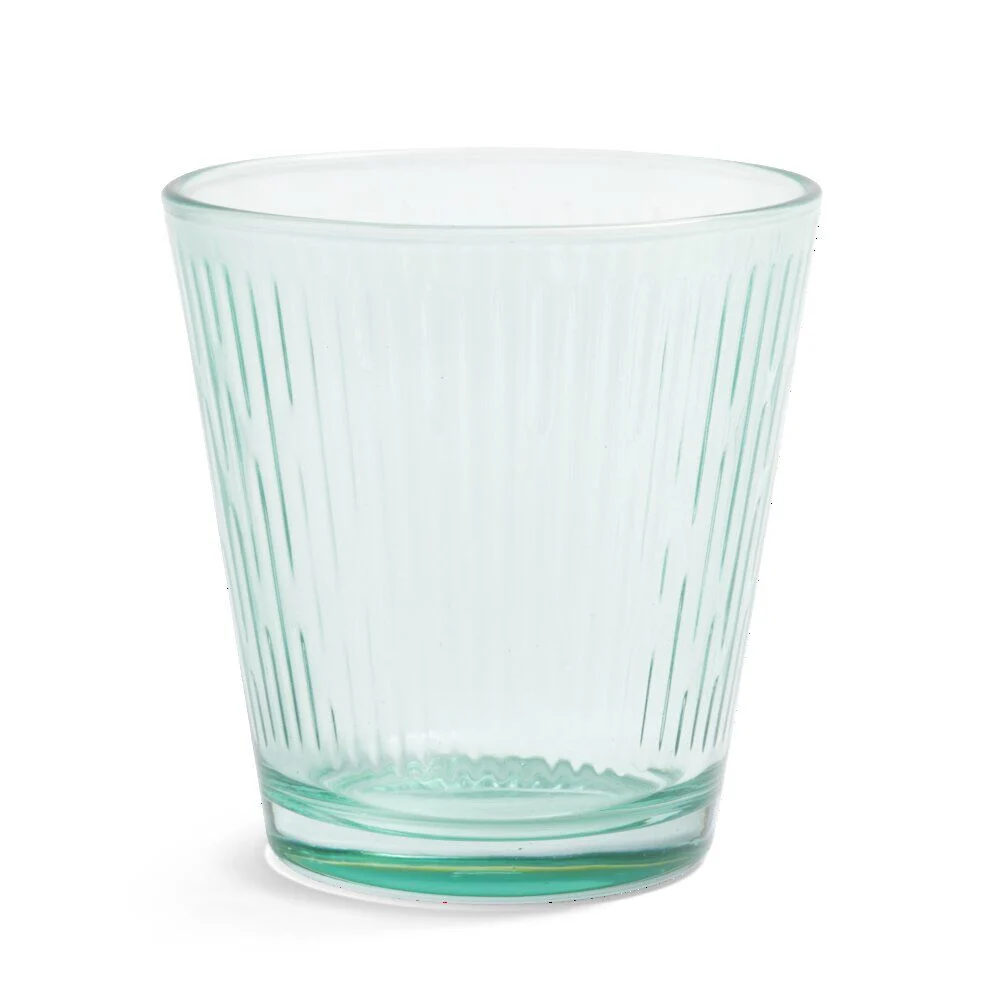 Lot de 4 gobelets en verre Nora coloré transparent 25,5cl