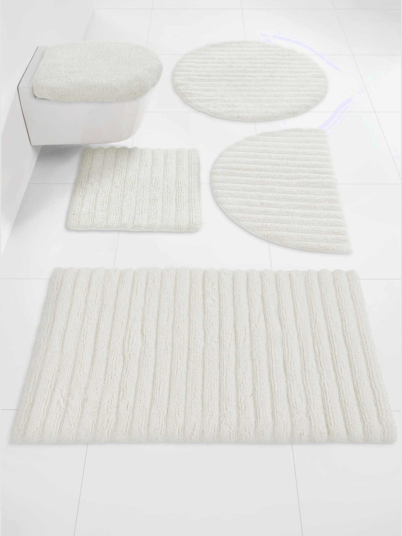 Tapis de bain en coton recyclé