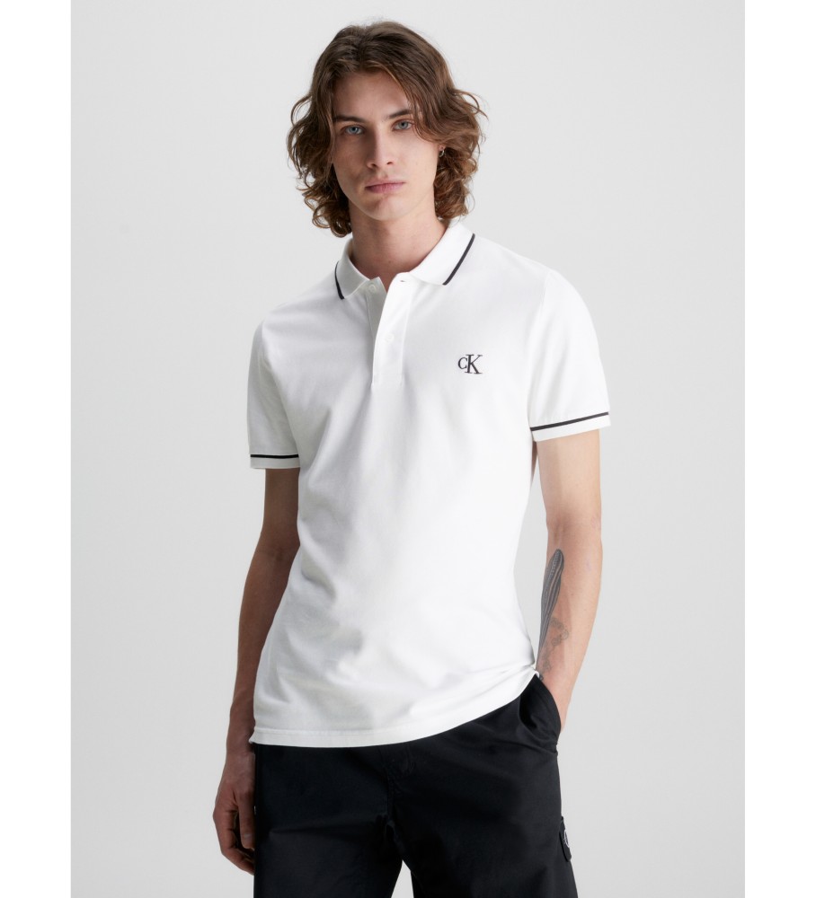 Polo Slim Branca da Calvin Klein