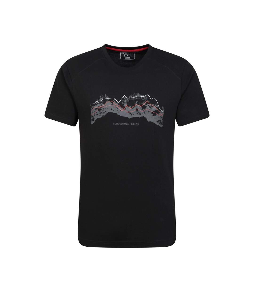 Mountain Warehouse - T-shirt TECH MOUNTAINS - Homme (Noir) - UTMW617