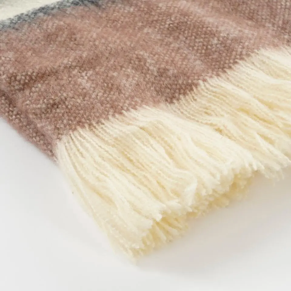 In The Mood Collection Plaid - L180 x B130 cm - Beige