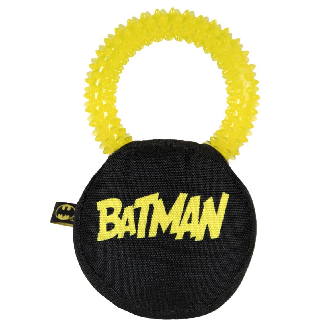 Brinquedo para mastigar para cães FORFANPETS Batman Ring