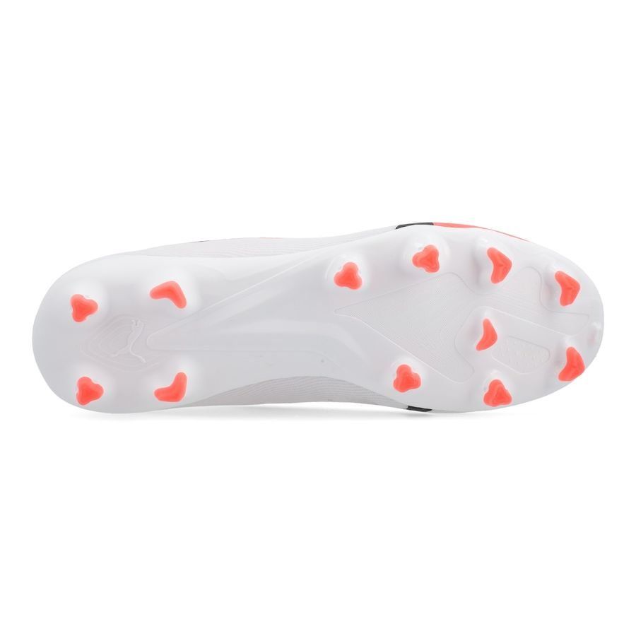 PUMA Ultra Pro FG/AG Breakthrough - Blanc/Noir/Fire Orchid Enfant