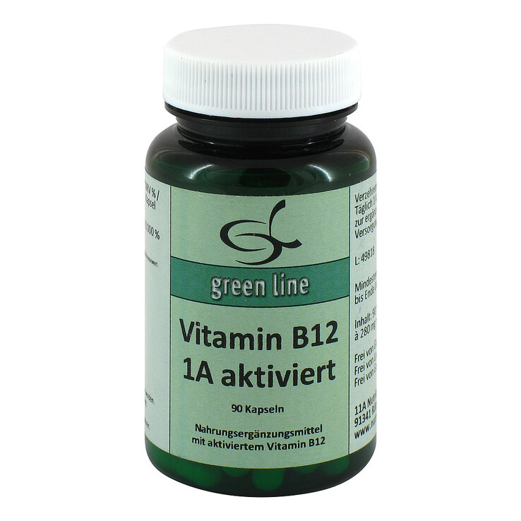 Vitamin B12 1A aktiviert Kapseln, 90 St