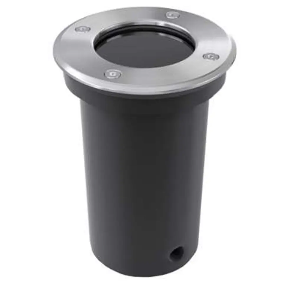 vidaXL - Inbouw Tuinlamp - Zilver - Aluminium - 3 stuks