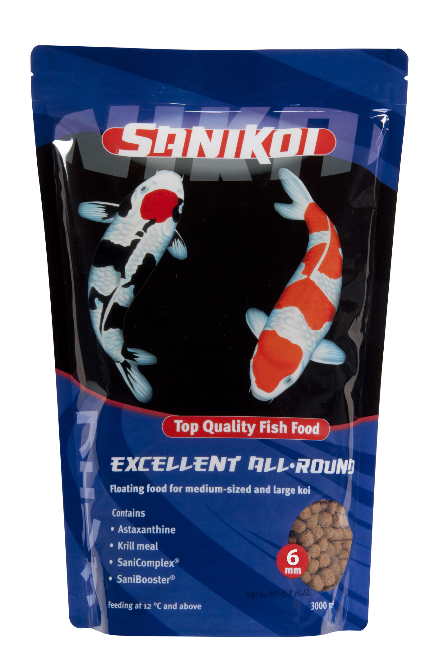 SaniKoi Excellent All-Round 6mm - Vijvervissenvoer - 3 Liter