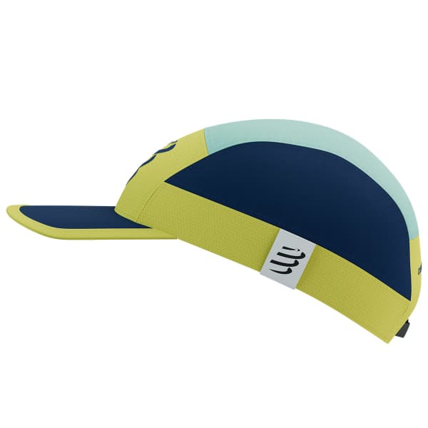 Casquette trail COMPRESSPORT 5 PANEL LIGHT CAP GREEN SHEEN/DRESS BLUES