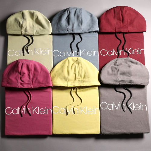 Sweat Capuche Cotton Logo 7033 Vert Clair