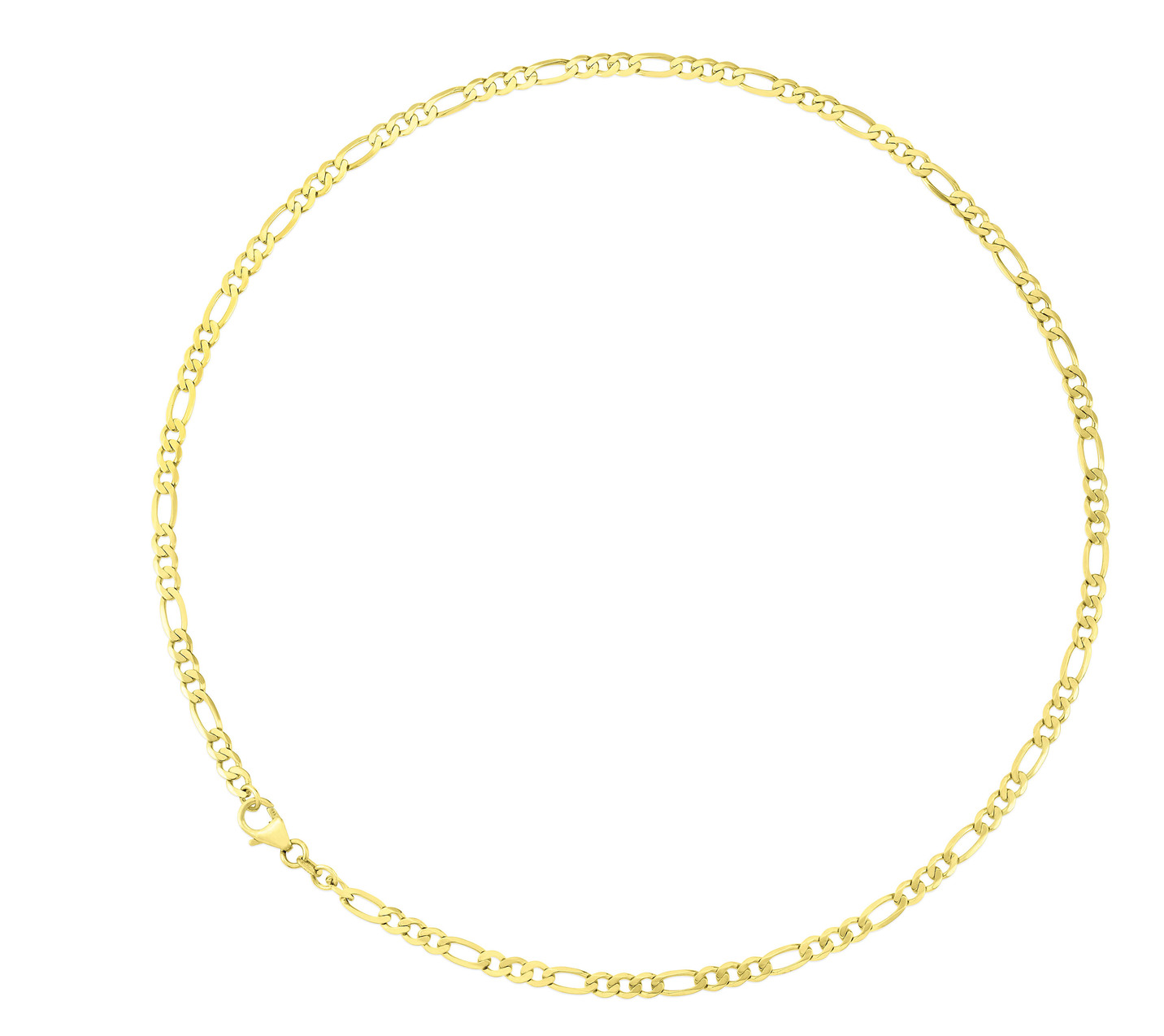 Diamantierte Figarokette