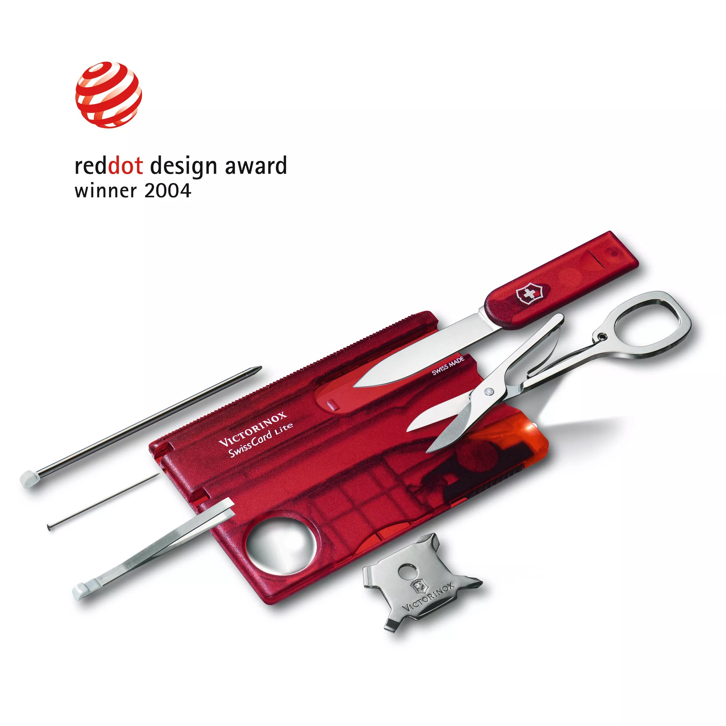 Swiss Card Lite-rot transparent