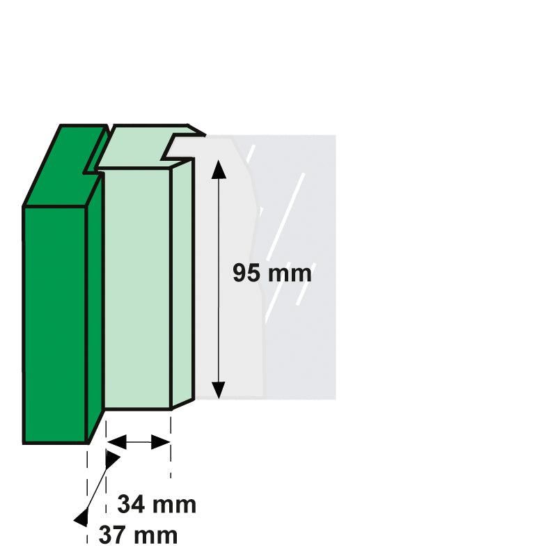 AXA 3016 Raam veiligheidsoplegslot wit - 3016-00-98/G