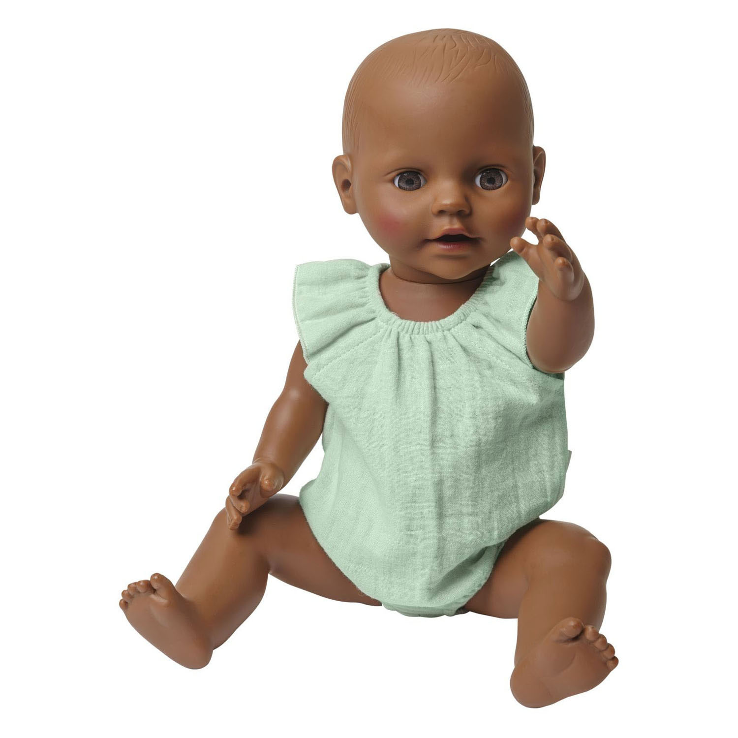 PoppenbodyMintgroen met Ruches, 35-45 cm