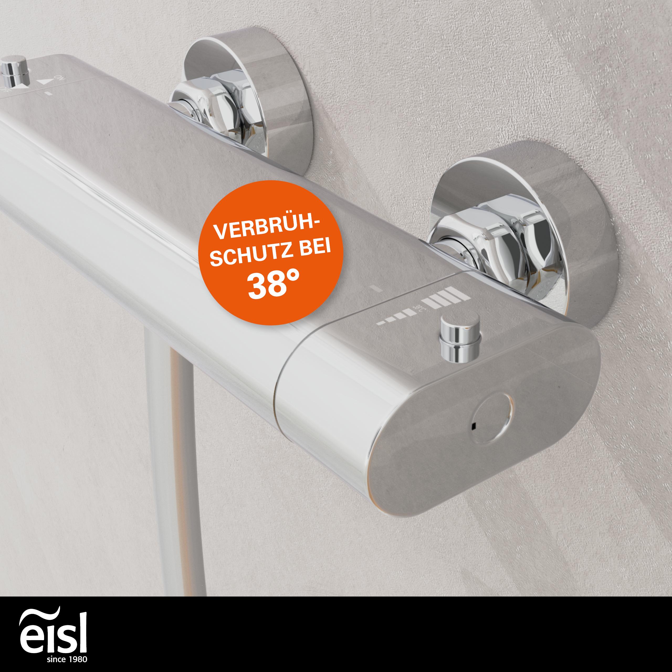 EISL Duscharmatur CARNEO mit Thermostat, Chrom
