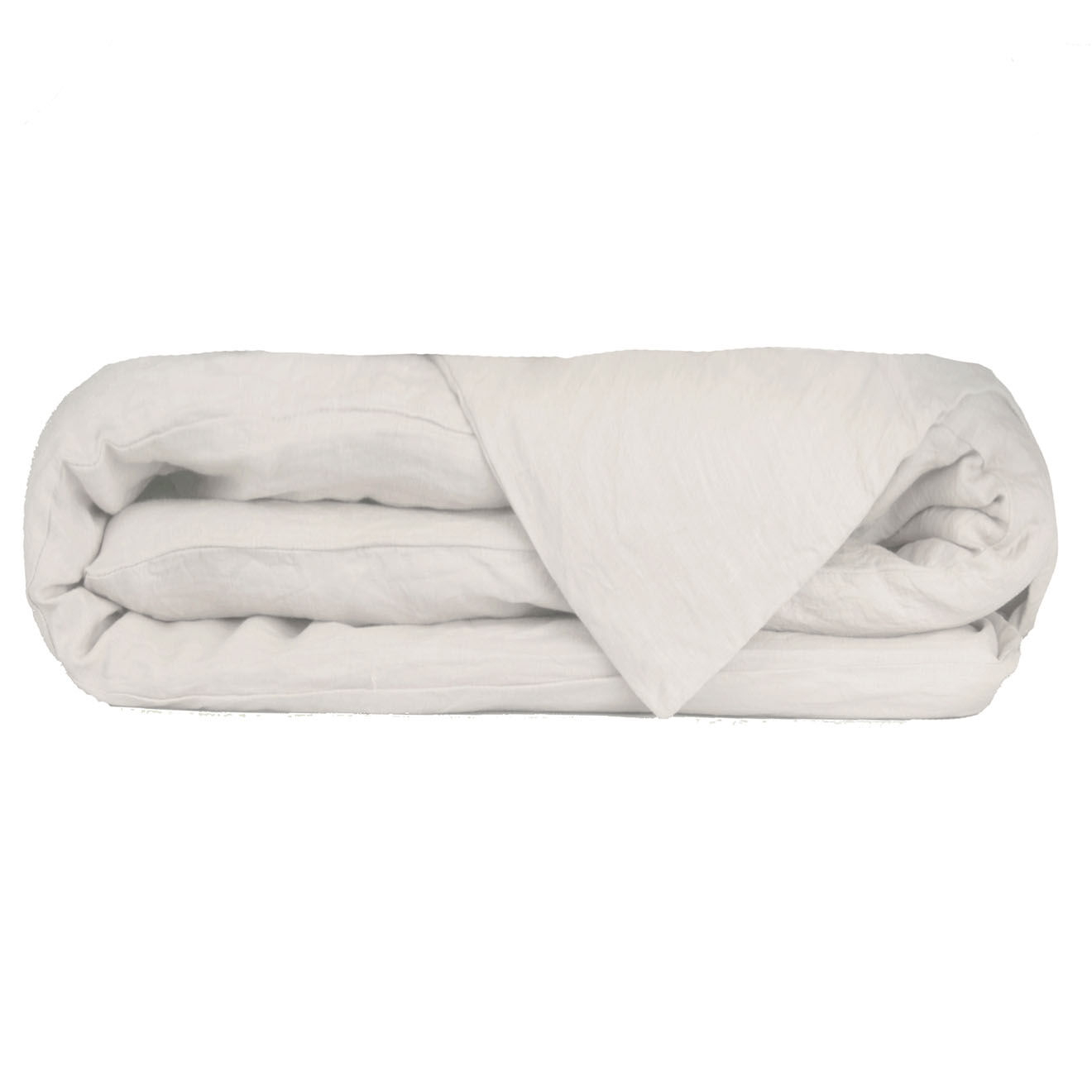 Febronie Housse de couette 100% Lin lavé Hortense craie