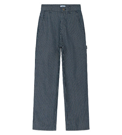 Grønt Jeans - Worker - Navy/Hvidstribet